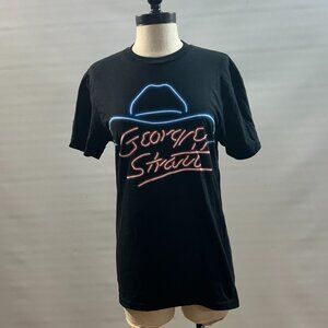 George Straight 2023 Tour Black T Shirt SIze Small
